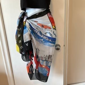 VINTAGE Caribbean Travel Wrap